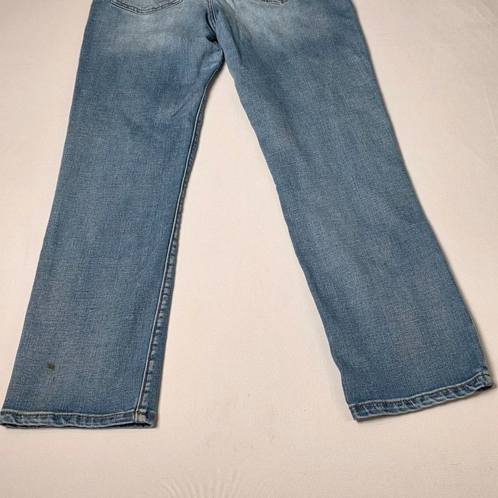 OshKosh B'gosh‎ Jeans Boys Size 14 Blue Straight Leg Distressed Stretch
